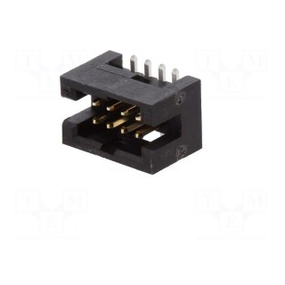 Socket | IDC | Minitek127 | male | PIN: 8 | vertical | 1.27mm | SMT | on PCBs