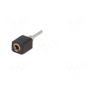 Socket | pin strips | female | PIN: 1 | low profile,turned contacts