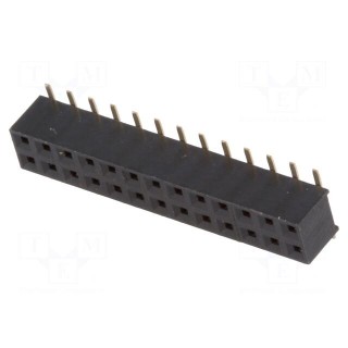 Socket | pin strips | female | PIN: 26 | vertical | 2mm | SMT | 2x13