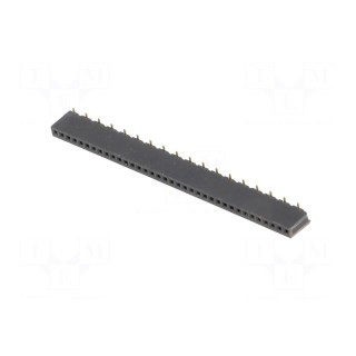 Socket | pin strips | female | PIN: 36 | straight | 1.27mm | SMT | 1x36