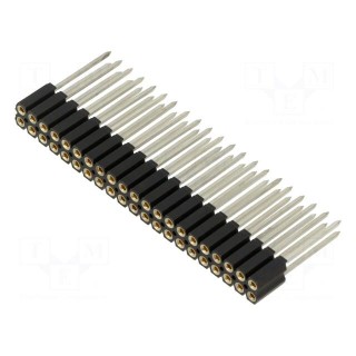 Socket | pin strips | female | PIN: 42 | straight | 2.54mm | THT | 2x21