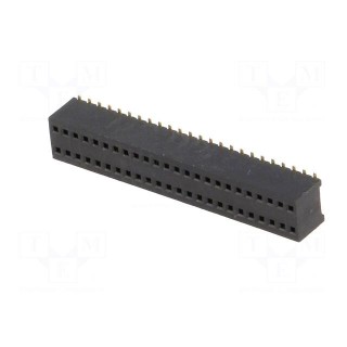 Socket | pin strips | female | PIN: 48 | straight | 1.27mm | SMT | 2x24