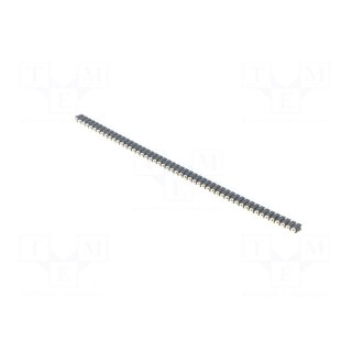 Socket | pin strips | female | PIN: 50 | turned contacts | straight