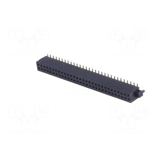 Socket | pin strips | female | PIN: 60 | vertical | 1.27mm | SMT | 2x30