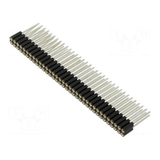 Socket | pin strips | female | PIN: 68 | straight | 2.54mm | THT | 2x34