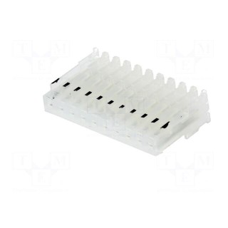 Plug | wire-board | female | PIN: 10 | end connector | 2.54mm | IDC | 24AWG
