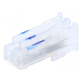 Plug | wire-board | female | PIN: 2 | end connector | 2.54mm | IDC | 26AWG