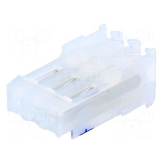 Plug | wire-board | female | PIN: 3 | end connector | 2.54mm | IDC | 26AWG
