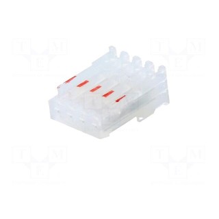 Plug | wire-board | female | PIN: 4 | end connector | 2.54mm | IDC | 22AWG