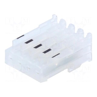 Plug | wire-board | female | PIN: 4 | end connector | 2.54mm | IDC | 24AWG