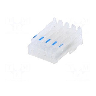 Plug | wire-board | female | PIN: 4 | end connector | 2.54mm | IDC | 26AWG