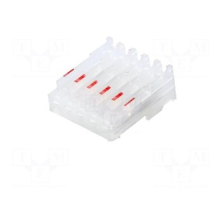 Plug | wire-board | female | PIN: 5 | end connector | 2.54mm | IDC | 22AWG