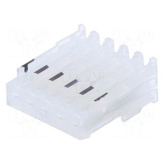 Plug | wire-board | female | PIN: 5 | end connector | 2.54mm | IDC | 24AWG