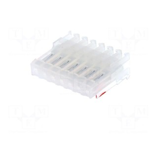 Plug | wire-board | female | PIN: 7 | end connector | 2.54mm | IDC | 22AWG