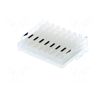 Plug | wire-board | female | PIN: 8 | end connector | 2.54mm | IDC | 24AWG