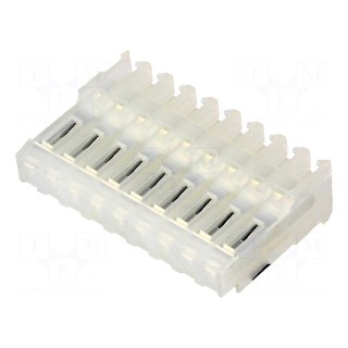 Plug | wire-board | female | PIN: 9 | end connector | 2.54mm | IDC | 24AWG
