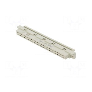 Plug | DIN 41612 | type B | female | PIN: 64 | a+b | IDC | gold-plated | 2A