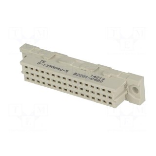 Plug | DIN 41612 | type C | female | PIN: 48 | a+b+c | THT | straight