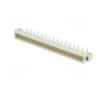 Socket | DIN 41612 | type B | male | PIN: 32 | THT | angled 90° | 2A | L3mm