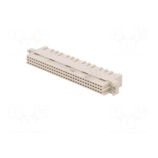 Socket | DIN 41612 | type C | female | PIN: 96 | crimped | straight