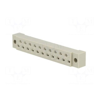Socket | DIN 41617 | female | PIN: 21 | THT | straight | 4A | 250V | B: 50mm