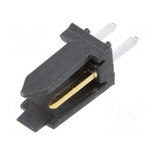 Socket | wire-board | male | PIN: 2 | 2.54mm | THT | DUBOX | 3A | gold-plated
