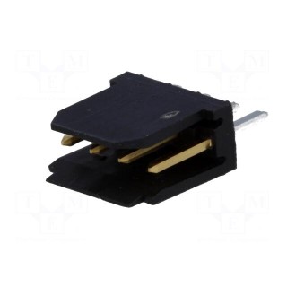 Socket | wire-board | male | PIN: 4 | 2.54mm | THT | DUBOX | 3A | gold-plated