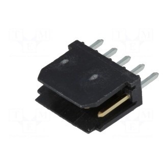 Socket | wire-board | male | PIN: 5 | 2.54mm | THT | DUBOX | 3A | gold-plated