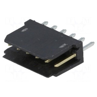 Socket | wire-board | male | PIN: 6 | 2.54mm | THT | Dubox® | 3A | Layout: 1x6