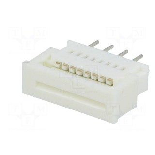 Connector: FFC/FPC | straight | PIN: 8 | ZIF | THT | 200V | 1A | tinned