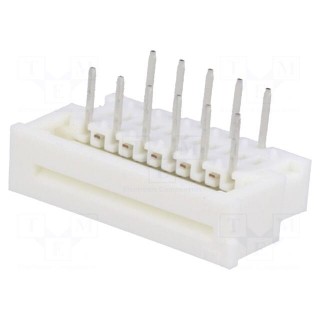Connector: FFC/FPC | angled 90° | PIN: 11 | top contacts,ZIF | THT