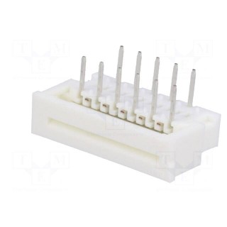 Connector: FFC (FPC) | angled 90° | PIN: 11 | ZIF,top contacts | THT