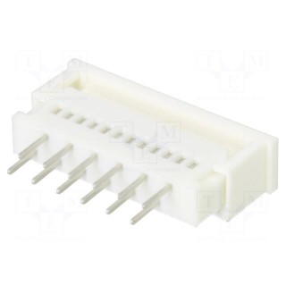 Connector: FFC/FPC | straight | PIN: 12 | ZIF | THT | 200V | 1A | tinned