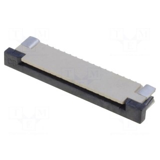 Connector: FFC/FPC | horizontal | PIN: 16 | top contacts,ZIF | SMT