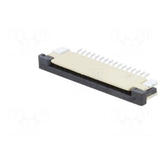 Connector: FFC/FPC | horizontal | PIN: 16 | ZIF | SMT | tinned | 30mΩ | 1mm