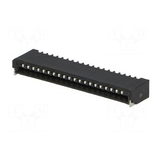 Connector: FFC (FPC) | horizontal | PIN: 20 | NON-ZIF | SMT | 0.5A | 1mm