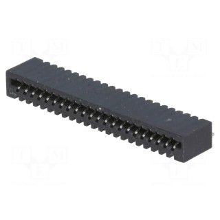 Connector: FFC/FPC | horizontal | PIN: 22 | Non-ZIF | SMT | tinned | 20mΩ