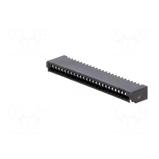 Connector: FFC (FPC) | horizontal | PIN: 24 | NON-ZIF | SMT | 0.5A | 1mm
