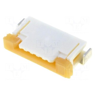 Connector: FFC/FPC | horizontal | PIN: 5 | top contacts,ZIF | SMT | 50V