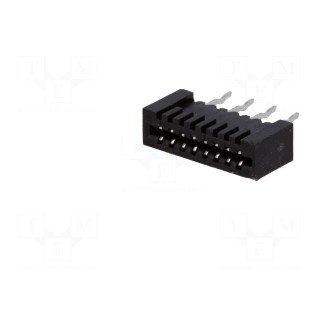 Connector: FFC (FPC) | straight | PIN: 8 | NON-ZIF | THT | tinned | 20mΩ