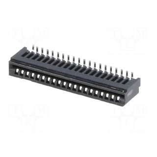 Connector: FFC (FPC) | vertical | PIN: 20 | NON-ZIF | SMT | 0.5A | 1mm | 50V
