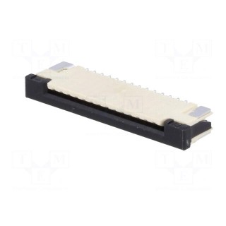 Connector: FFC (FPC) | horizontal | PIN: 14 | ZIF,top contacts | SMT