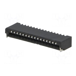 Connector: FFC (FPC) | horizontal | PIN: 16 | NON-ZIF | SMT | 0.5A | 1mm