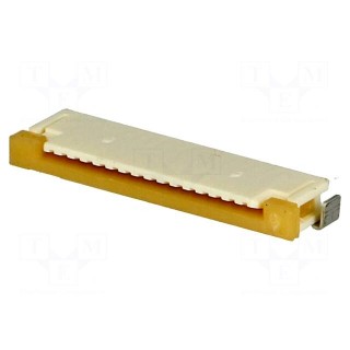 Connector: FFC (FPC) | horizontal | PIN: 16 | ZIF,top contacts | SMT