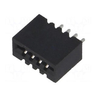 Connector: FFC/FPC | horizontal | PIN: 4 | Non-ZIF | SMT | tinned | 20mΩ