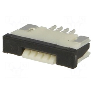 Connector: FFC/FPC | horizontal | PIN: 4 | top contacts,ZIF | SMT | 0.5A