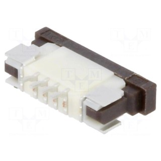 Connector: FFC/FPC | horizontal | PIN: 4 | ZIF | SMT | 50V | 0.4A | tinned
