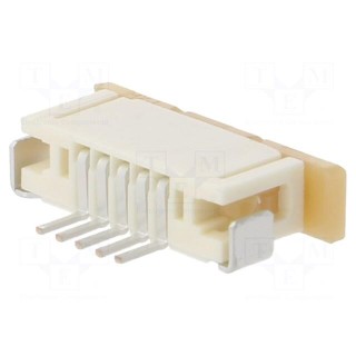 Connector: FFC/FPC | horizontal | PIN: 5 | bottom contacts,ZIF | SMT