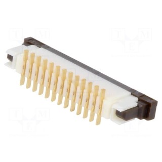 Connector: FFC/FPC | vertical | PIN: 13 | ZIF | SMT | 125V | 1A | gold flash