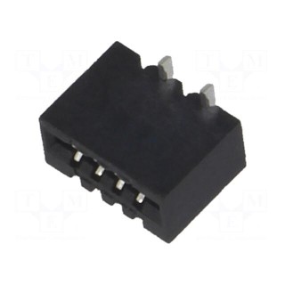 Connector: FFC (FPC) | vertical | PIN: 4 | NON-ZIF | SMT | tinned | 20mΩ